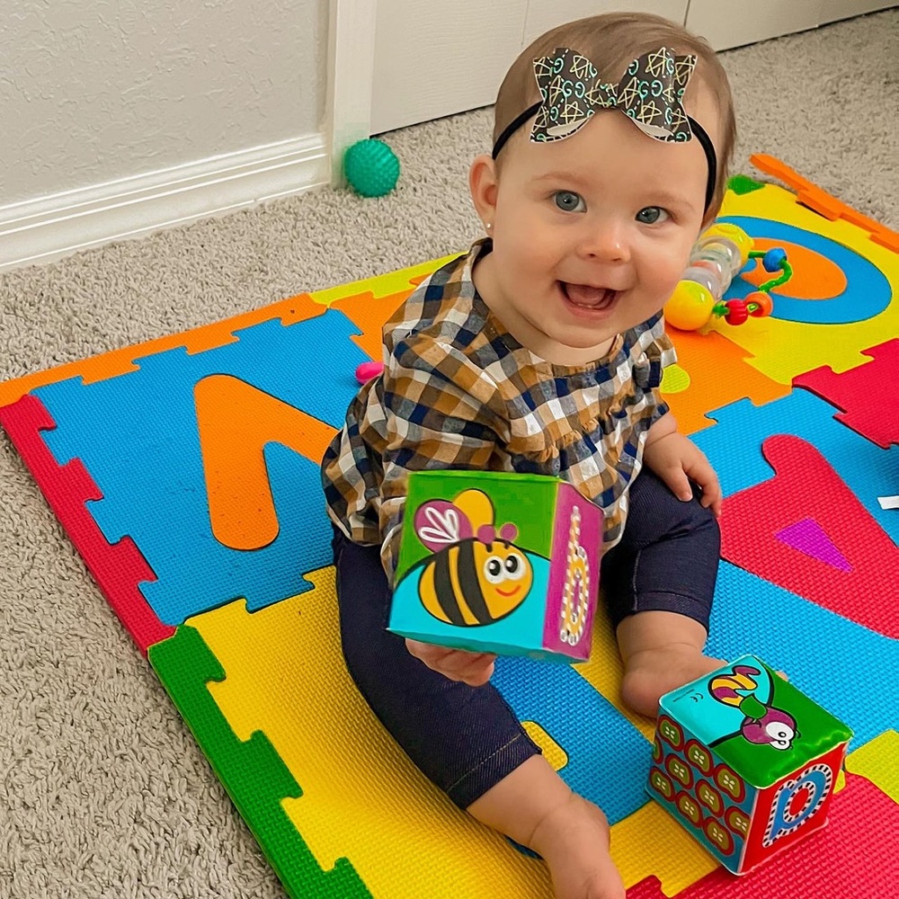 Affordable Cheap Faux Leather Designer Baby Bow